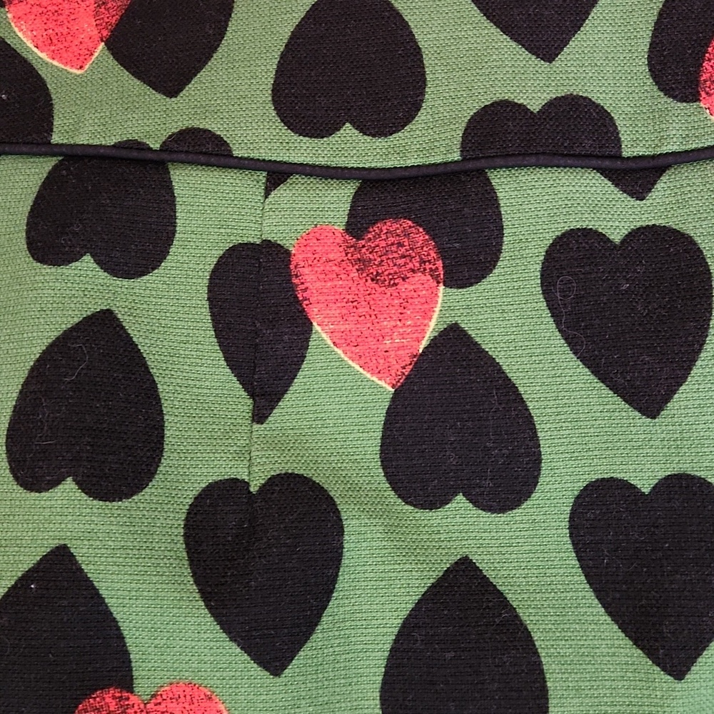 Anthropologie Maeve Heartstamp Pencil Skirt - Picture 4 of 6